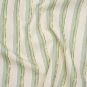 Cotton and Linen Canvas Print – Opal Stripes and Dots – British Imported Cotton and Linen Canvas Print – Opal Stripes and Dots – British Imported