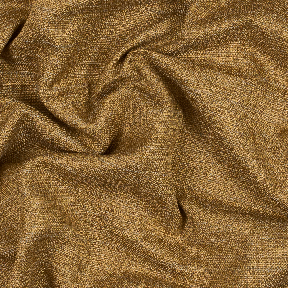 Raffia-Like Basketwoven Polyester Blend – Gold – British Imported Raffia-Like Basketwoven Polyester Blend – Gold – British Imported