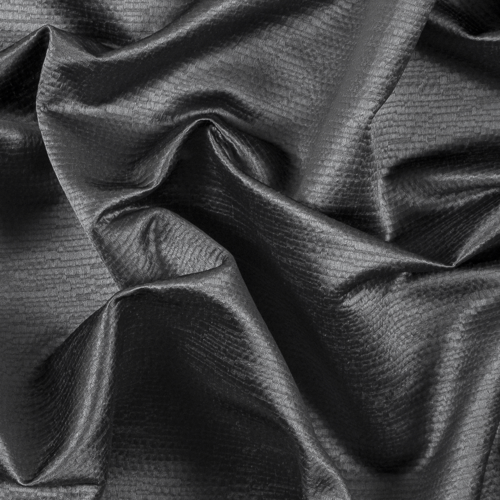 Luminous Textural Polyester Woven – Steel – British Imported Luminous Textural Polyester Woven – Steel – British Imported