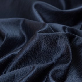 Luminous Textural Polyester Woven – Indigo – British Imported Luminous Textural Polyester Woven – Indigo – British Imported