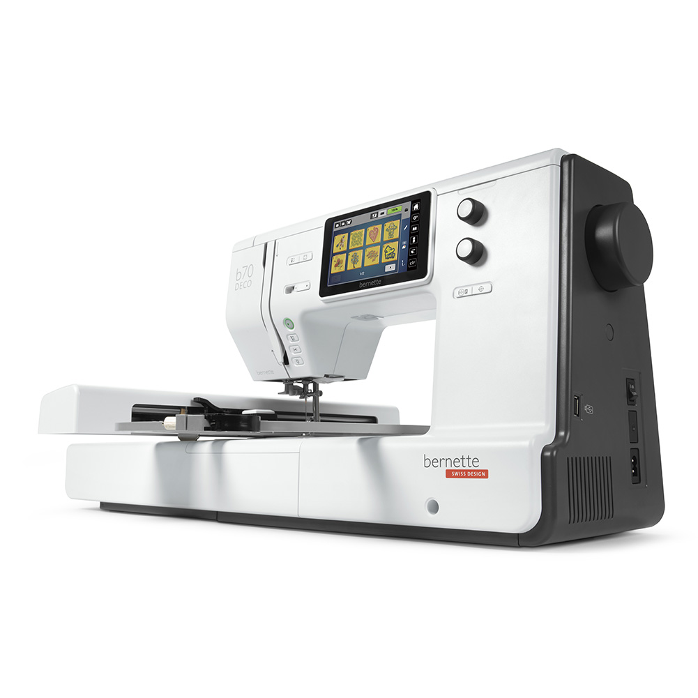 bernette 70 DECO – Computerized Embroidery Machine with Touchscreen bernette 70 DECO – Computerized Embroidery Machine with Touchscreen