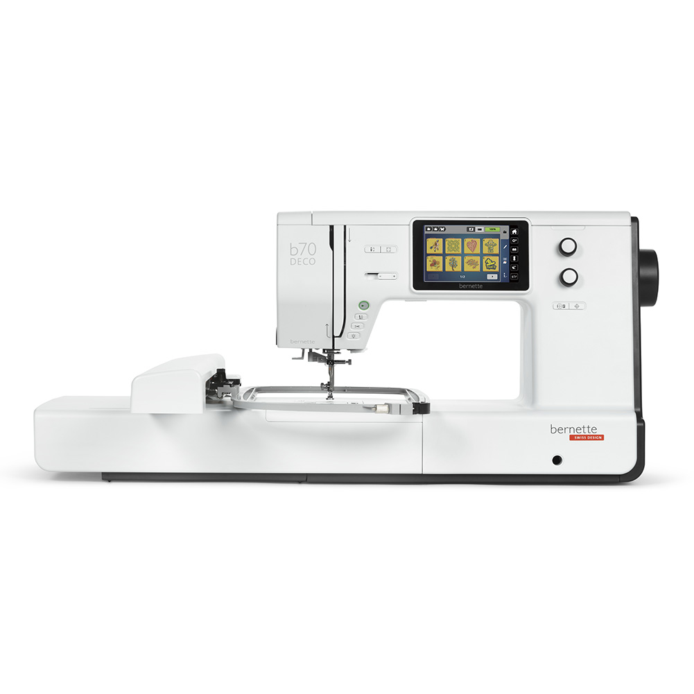 bernette 70 DECO – Computerized Embroidery Machine with Touchscreen bernette 70 DECO – Computerized Embroidery Machine with Touchscreen