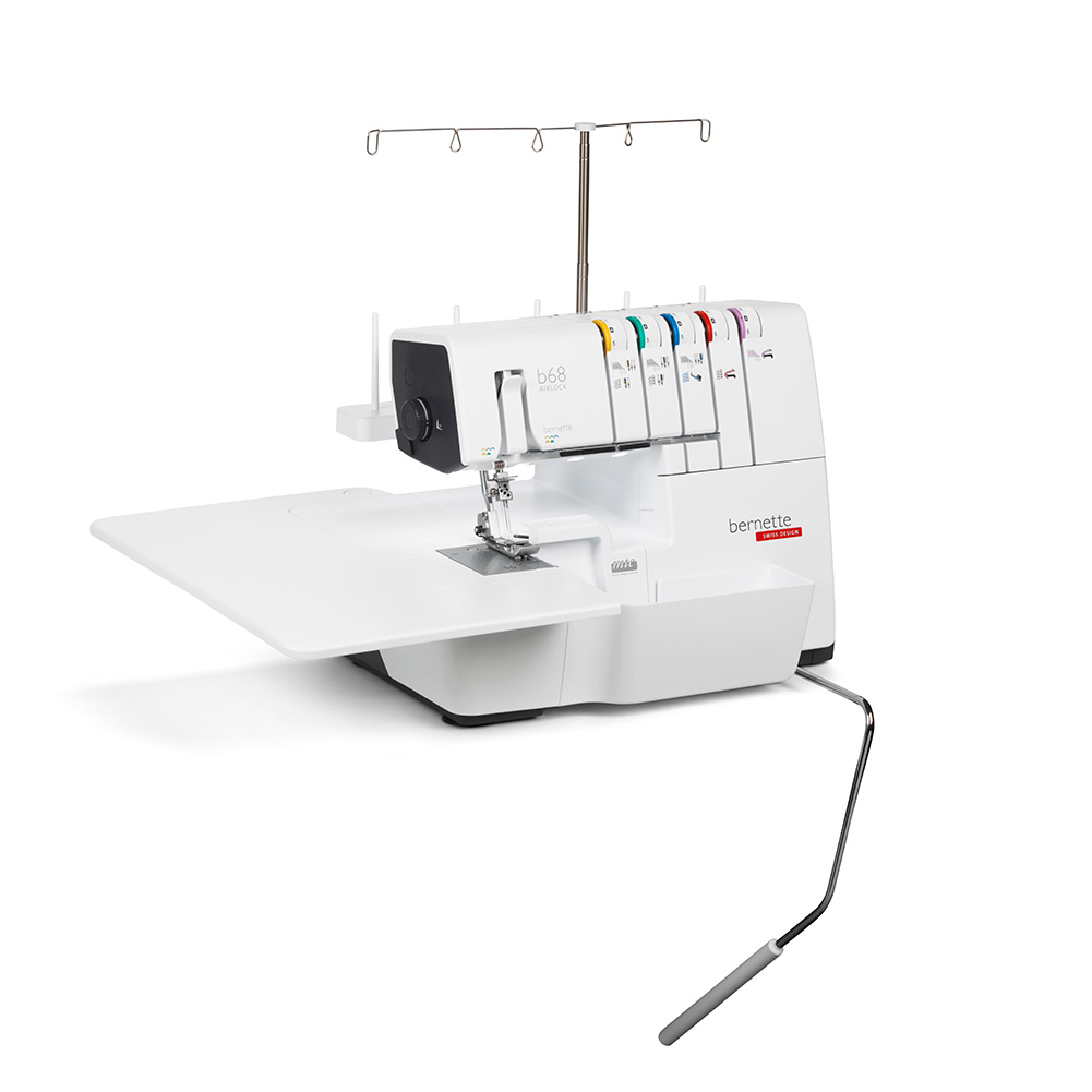 bernette 68 AIRLOCK - Air-Threading Combination Overlock, Chainstitch and Coverstitch Serger Sewing Machine