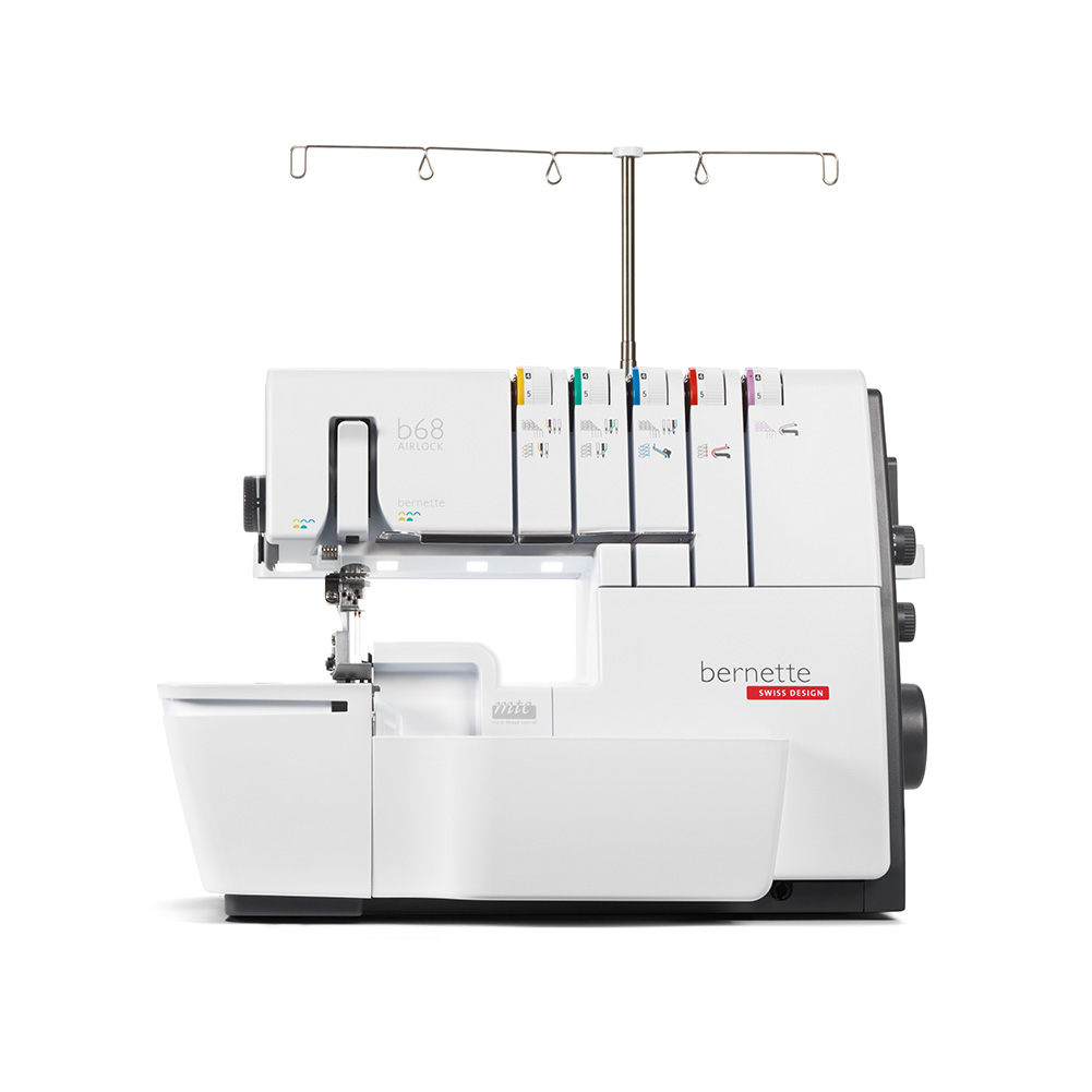 bernette 68 AIRLOCK – Air-Threading Combination Overlock, Chainstitch and Coverstitch Serger Sewing Machine bernette 68 AIRLOCK – Air-Threading Combination Overlock, Chainstitch and Coverstitch Serger Sewing Machine