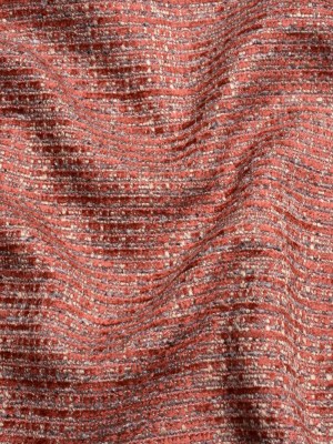 Tweed Upholstery Chenille – Bloodstone Striated – Caprona Collection Tweed Upholstery Chenille – Bloodstone Striated – Caprona Collection