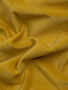 Polyester and Cotton Upholstery Velvet – Gen-Z Yellow – Corry Collection Polyester and Cotton Upholstery Velvet – Gen-Z Yellow – Corry Collection