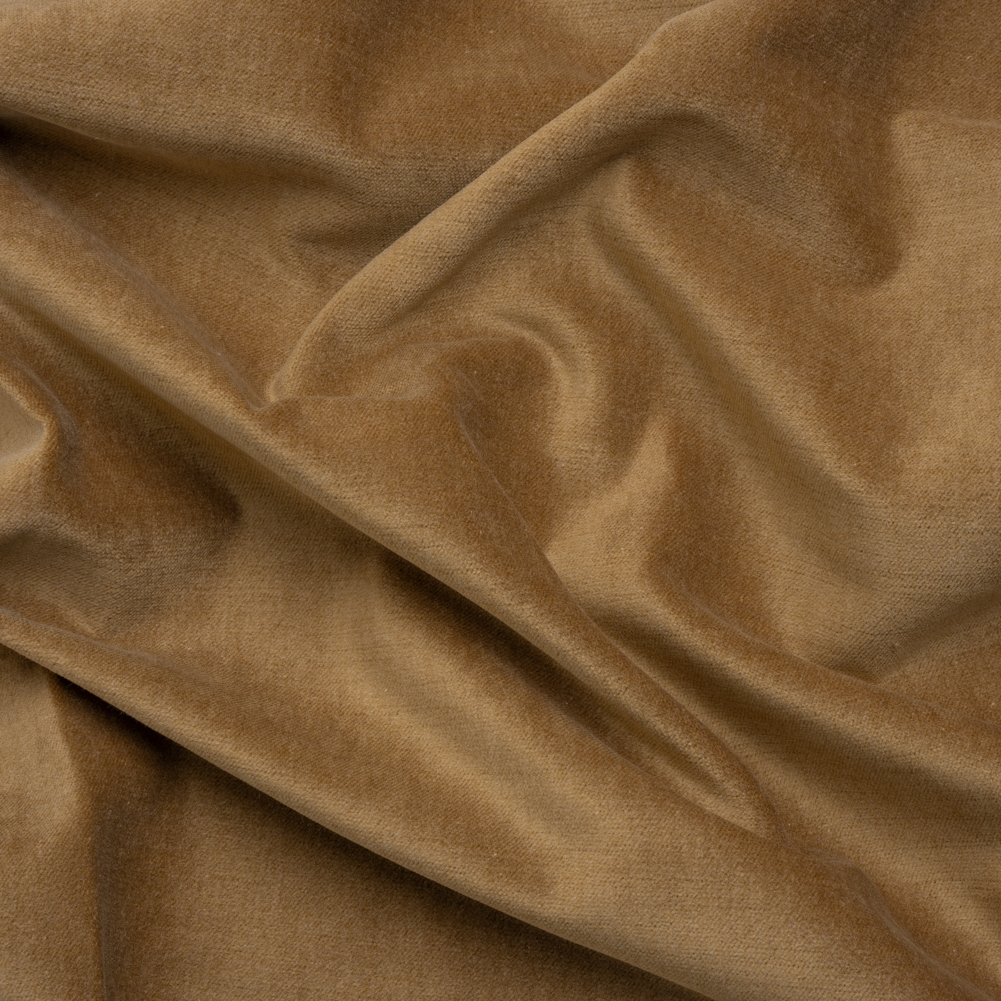 Polyester and Cotton Upholstery Velvet – Caramel – Corry Collection Polyester and Cotton Upholstery Velvet – Caramel – Corry Collection