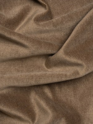 Polyester and Cotton Upholstery Velvet – Otter – Corry Collection Polyester and Cotton Upholstery Velvet – Otter – Corry Collection