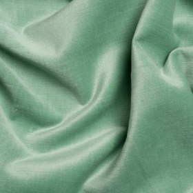 Polyester and Cotton Upholstery Velvet – Spearmint – Corry Collection Polyester and Cotton Upholstery Velvet – Spearmint – Corry Collection