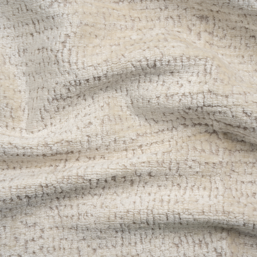 Textured Upholstery Chenille – Creme – Odie Collection Textured Upholstery Chenille – Creme – Odie Collection