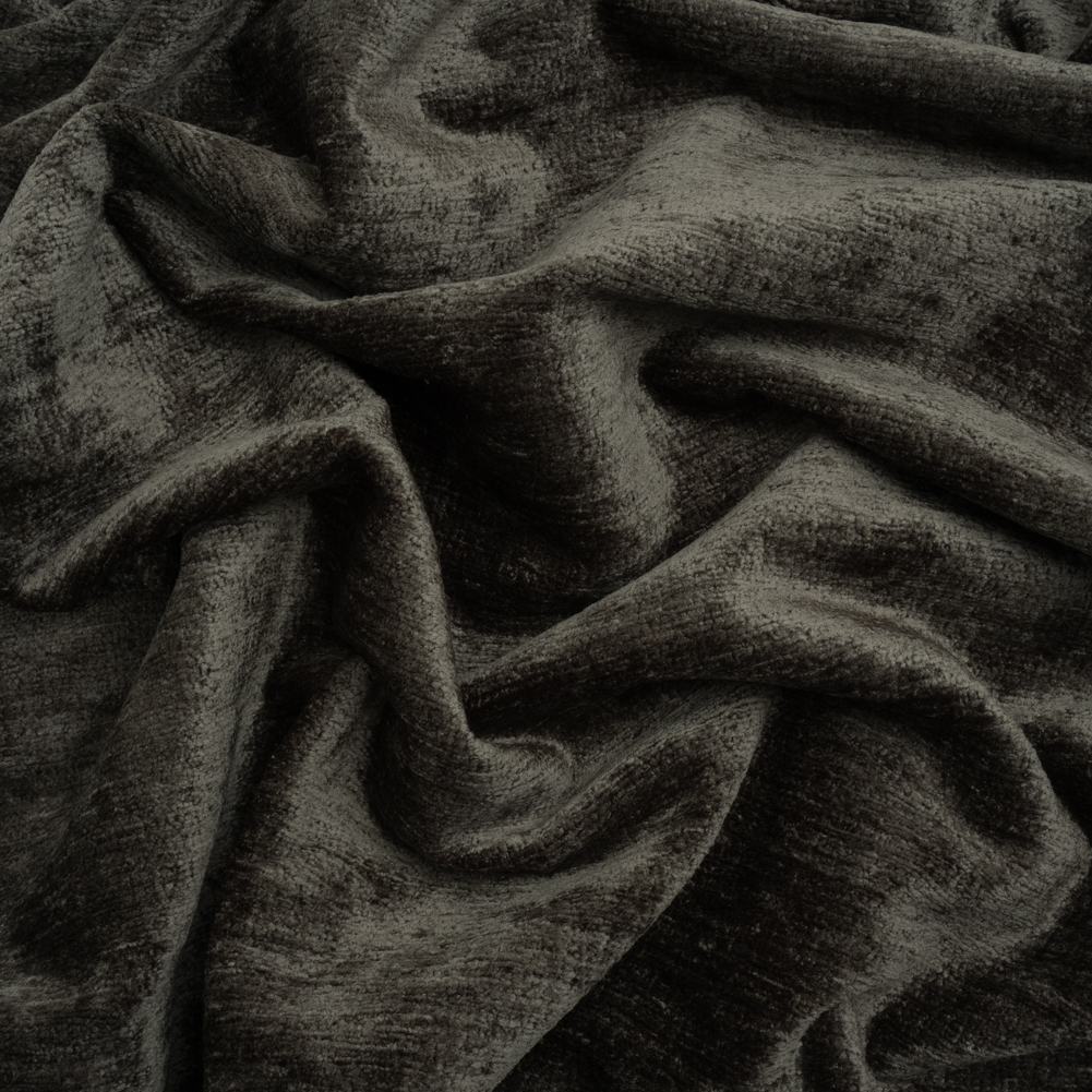 Upholstery Chenille – Asphalt Monotone Abstract – Timbrell Collection Upholstery Chenille – Asphalt Monotone Abstract – Timbrell Collection