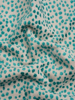 Upholstery Chenille – Aqua Spotted – Piperhill Collection Upholstery Chenille – Aqua Spotted – Piperhill Collection