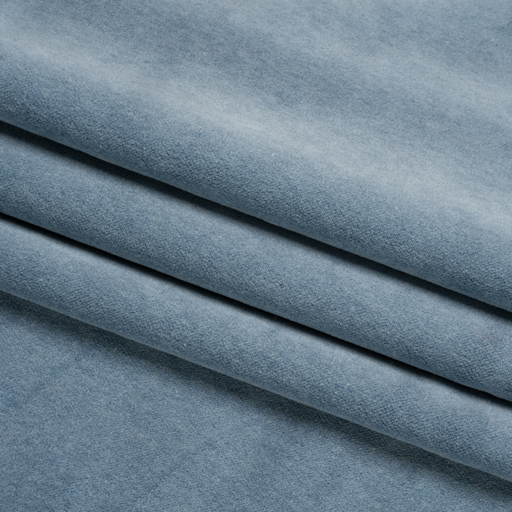 Cotton and Polyester Upholstery Velvet – Denim – Banton Collection Cotton and Polyester Upholstery Velvet – Denim – Banton Collection