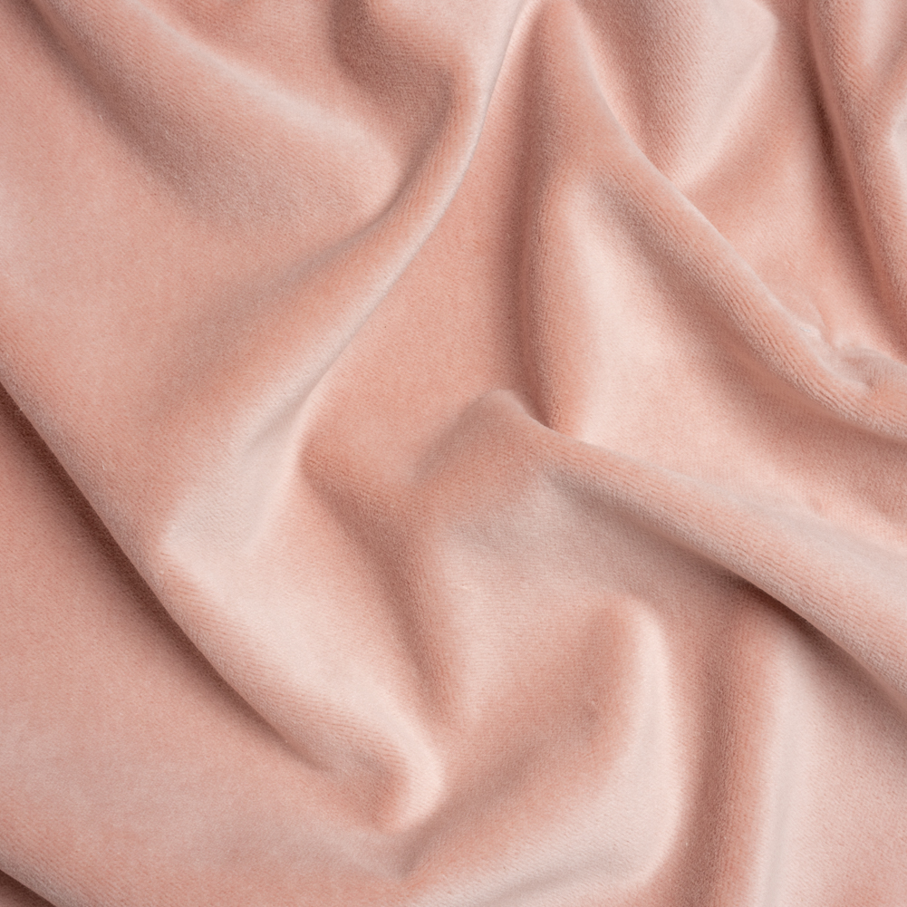 Cotton and Polyester Upholstery Velvet – Blush – Banton Collection Cotton and Polyester Upholstery Velvet – Blush – Banton Collection