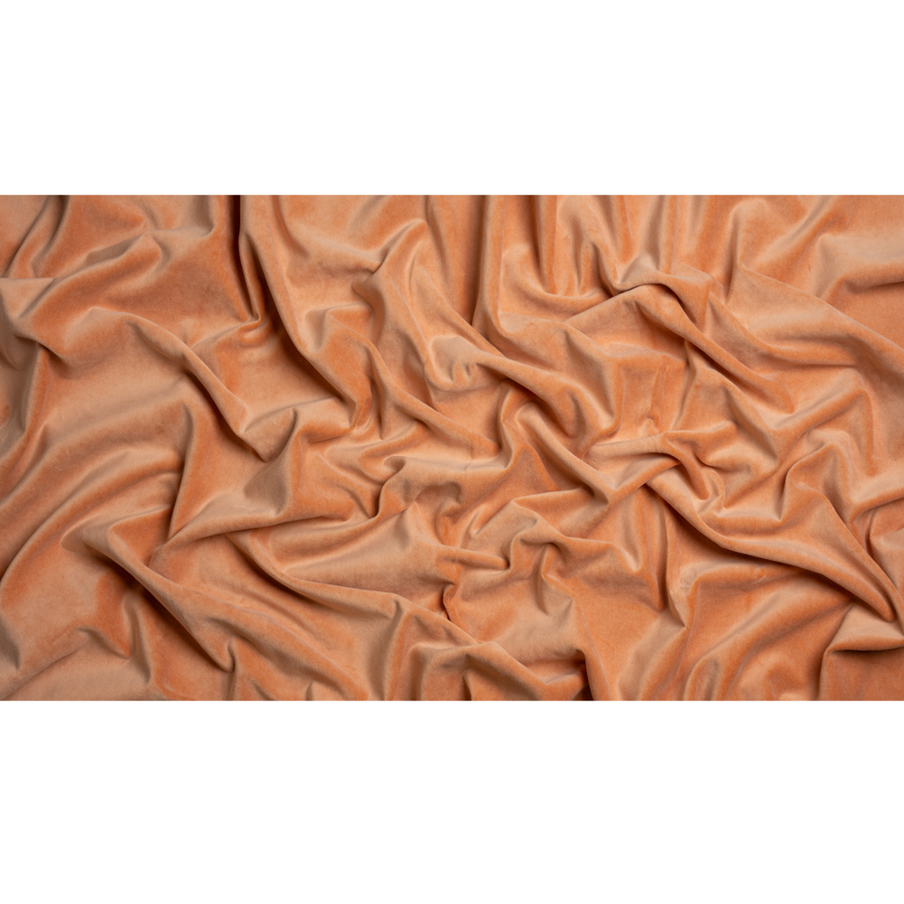 Cotton and Polyester Upholstery Velvet – Orange – Banton Collection Cotton and Polyester Upholstery Velvet – Orange – Banton Collection