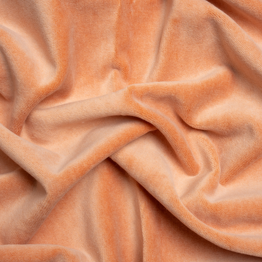 Cotton and Polyester Upholstery Velvet – Orange – Banton Collection Cotton and Polyester Upholstery Velvet – Orange – Banton Collection