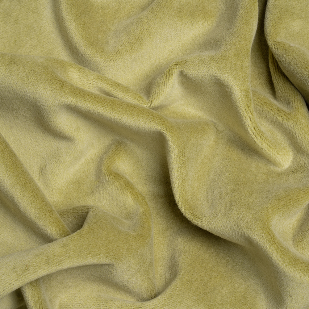 Cotton and Polyester Upholstery Velvet – Lime – Banton Collection Cotton and Polyester Upholstery Velvet – Lime – Banton Collection