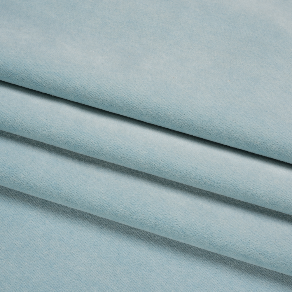 Cotton and Polyester Upholstery Velvet – Sky – Banton Collection Cotton and Polyester Upholstery Velvet – Sky – Banton Collection