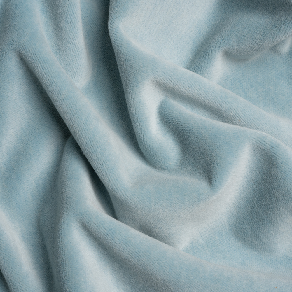 Cotton and Polyester Upholstery Velvet – Sky – Banton Collection Cotton and Polyester Upholstery Velvet – Sky – Banton Collection