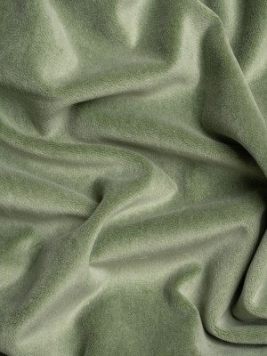 Cotton and Polyester Upholstery Velvet – Sage – Banton Collection Cotton and Polyester Upholstery Velvet – Sage – Banton Collection
