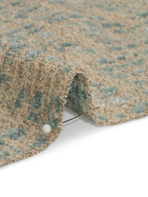 Tweedy Upholstery Boucle – Aqua – Torlea Collection Tweedy Upholstery Boucle – Aqua – Torlea Collection