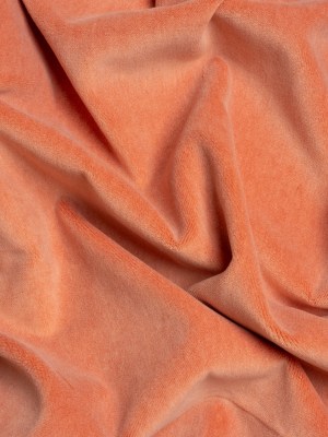 Cotton and Polyester Upholstery Velvet – Tangerine – Banton Collection Cotton and Polyester Upholstery Velvet – Tangerine – Banton Collection