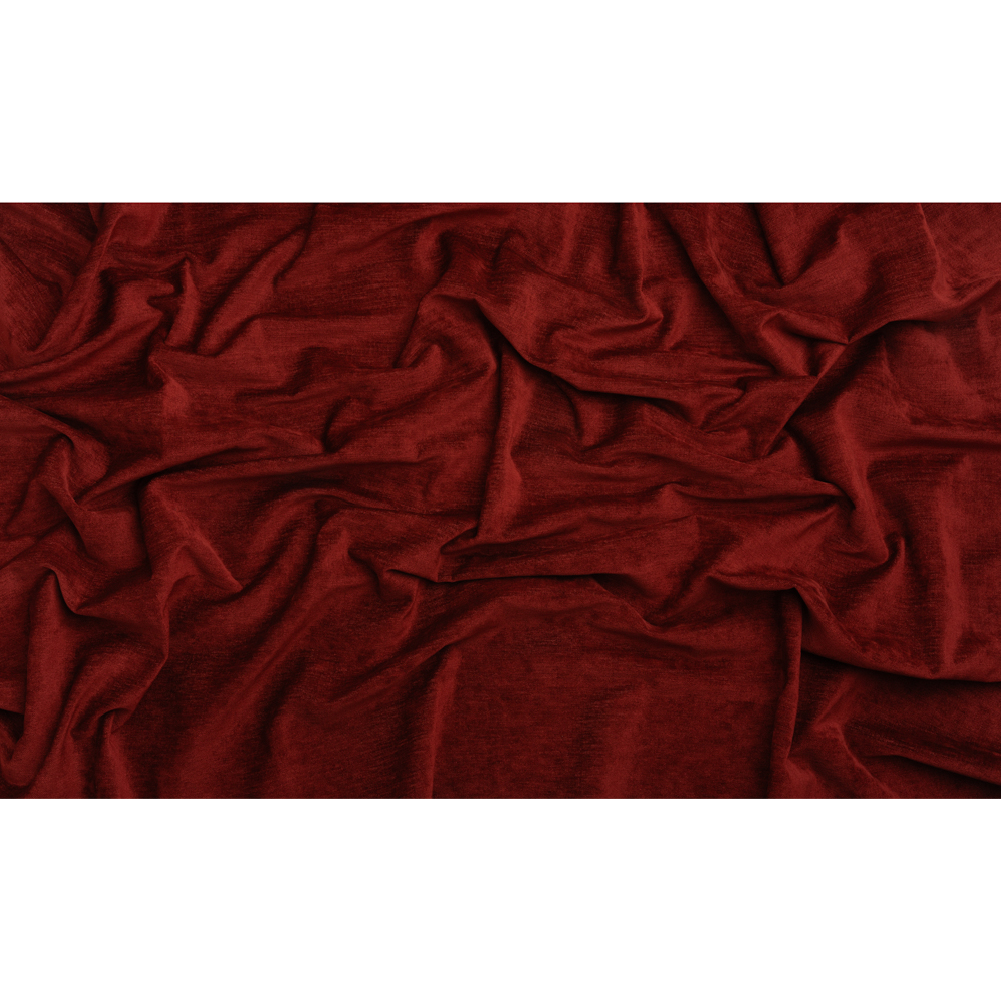 Upholstery Chenille with Latex Backing – Chili Pepper – Tonnet Collection Upholstery Chenille with Latex Backing – Chili Pepper – Tonnet Collection