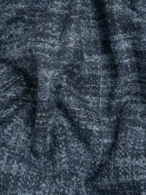 Tweed Upholstery Boucle with Latex Backing – Indigo – Algrove Collection Tweed Upholstery Boucle with Latex Backing – Indigo – Algrove Collection