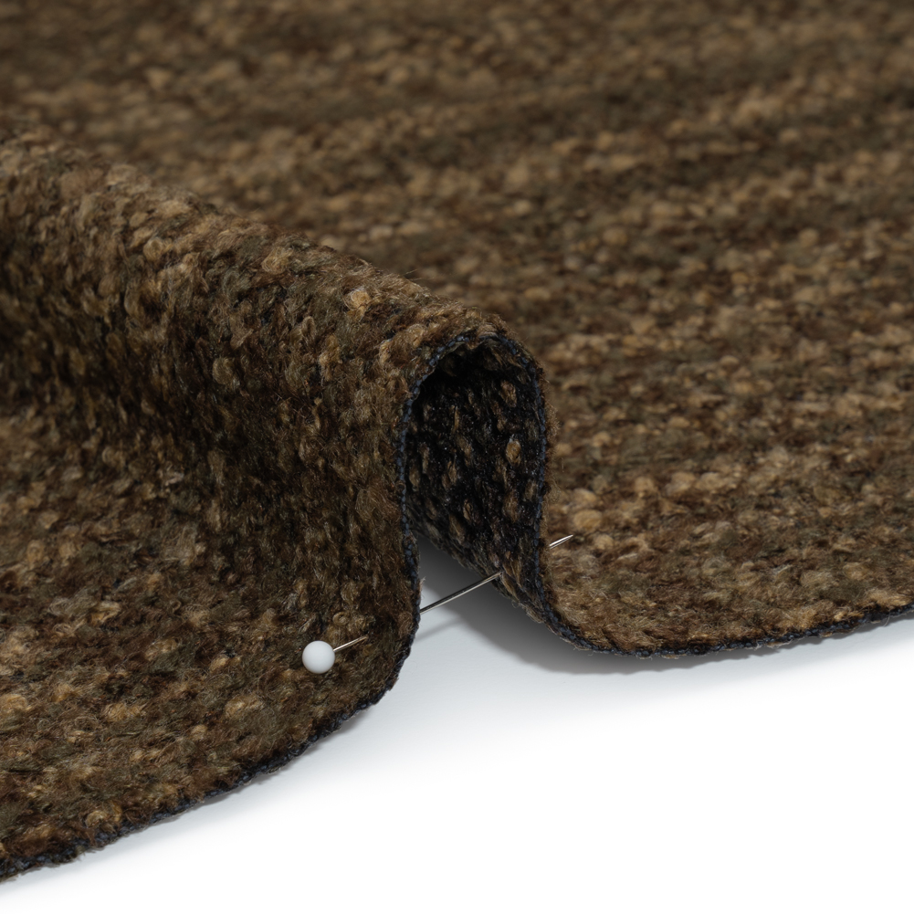 Tweed Upholstery Boucle with Latex Backing – Walnut – Algrove Collection Tweed Upholstery Boucle with Latex Backing – Walnut – Algrove Collection