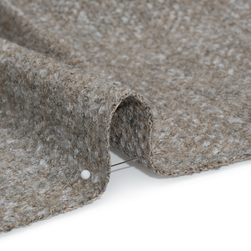 Tweed Upholstery Boucle with Latex Backing – Nickel – Algrove Collection Tweed Upholstery Boucle with Latex Backing – Nickel – Algrove Collection