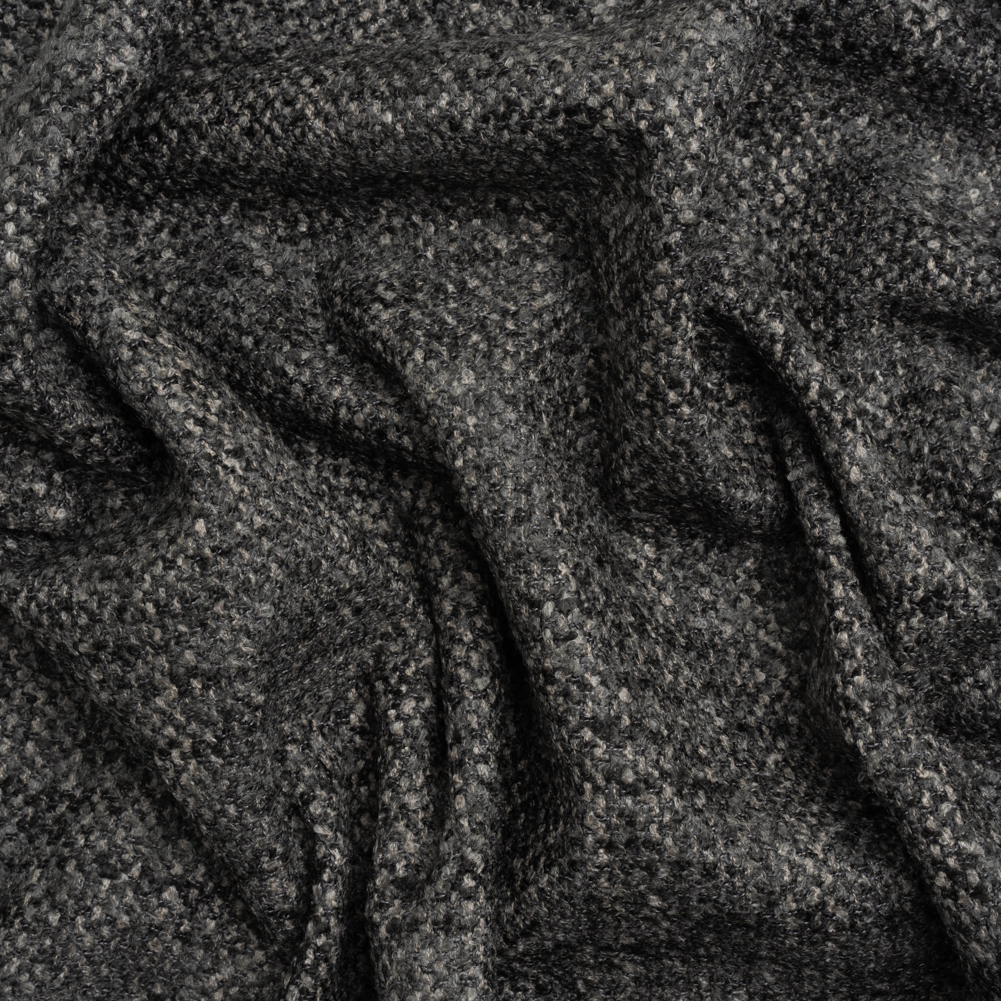 Tweed Upholstery Boucle with Latex Backing – Onyx – Algrove Collection Tweed Upholstery Boucle with Latex Backing – Onyx – Algrove Collection