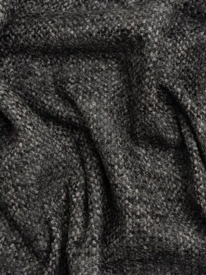 Tweed Upholstery Boucle with Latex Backing – Onyx – Algrove Collection Tweed Upholstery Boucle with Latex Backing – Onyx – Algrove Collection