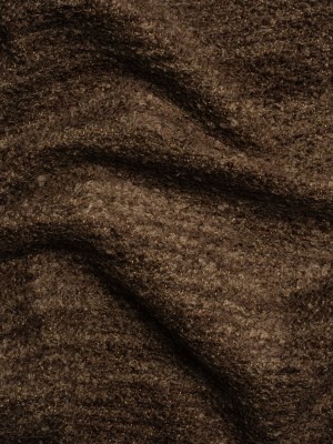Plush Upholstery Boucle – Chocolate Striated – Avenir Collection Plush Upholstery Boucle – Chocolate Striated – Avenir Collection
