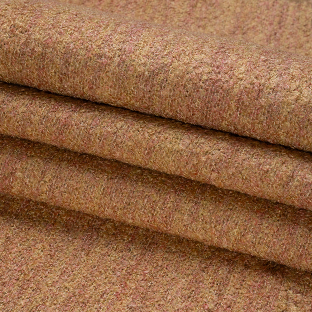 Plush Upholstery Boucle – Rose Quartz Striated – Avenir Collection Plush Upholstery Boucle – Rose Quartz Striated – Avenir Collection