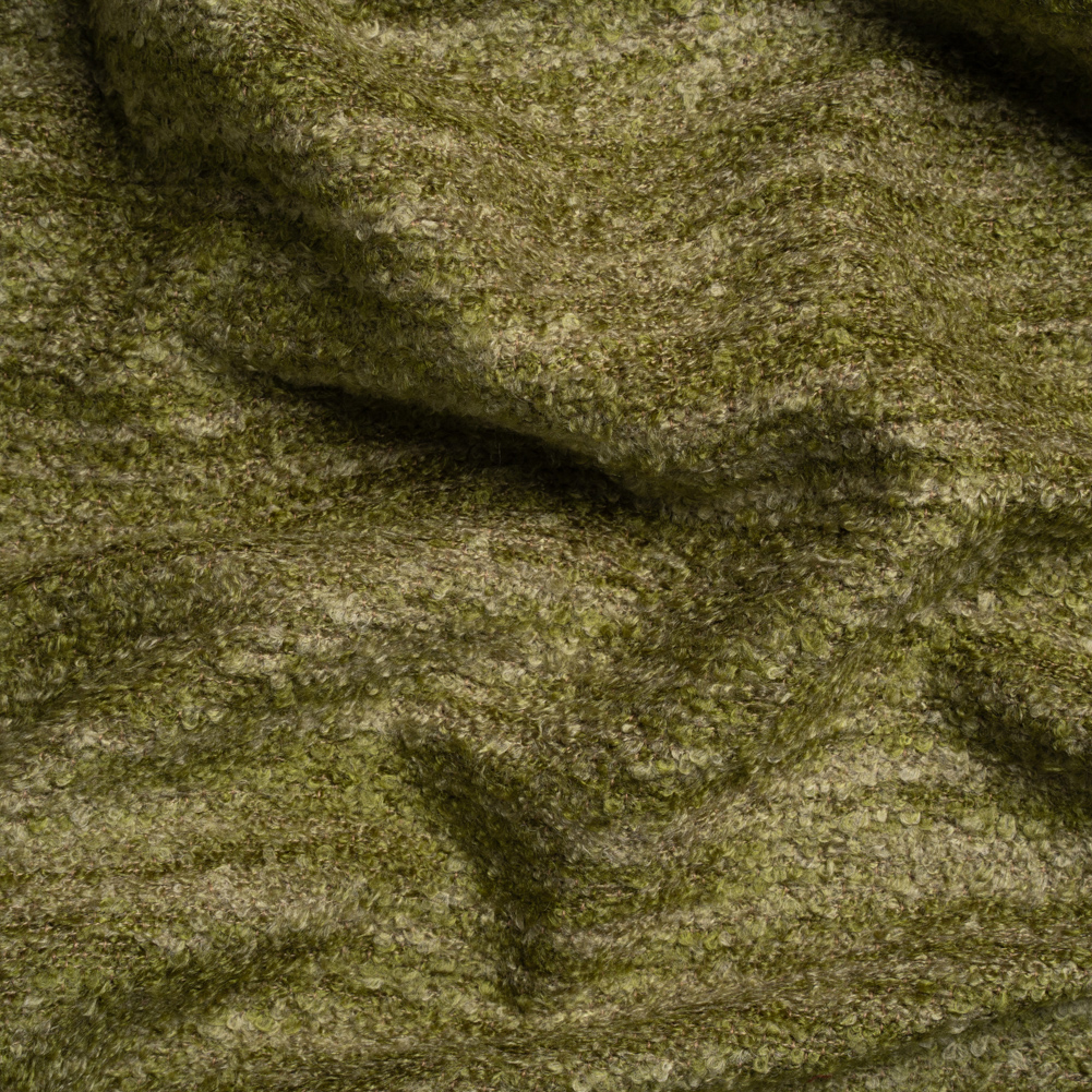 Plush Upholstery Boucle – Sage Striated – Avenir Collection Plush Upholstery Boucle – Sage Striated – Avenir Collection