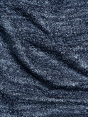 Plush Upholstery Boucle – Navy Striated – Avenir Collection Plush Upholstery Boucle – Navy Striated – Avenir Collection