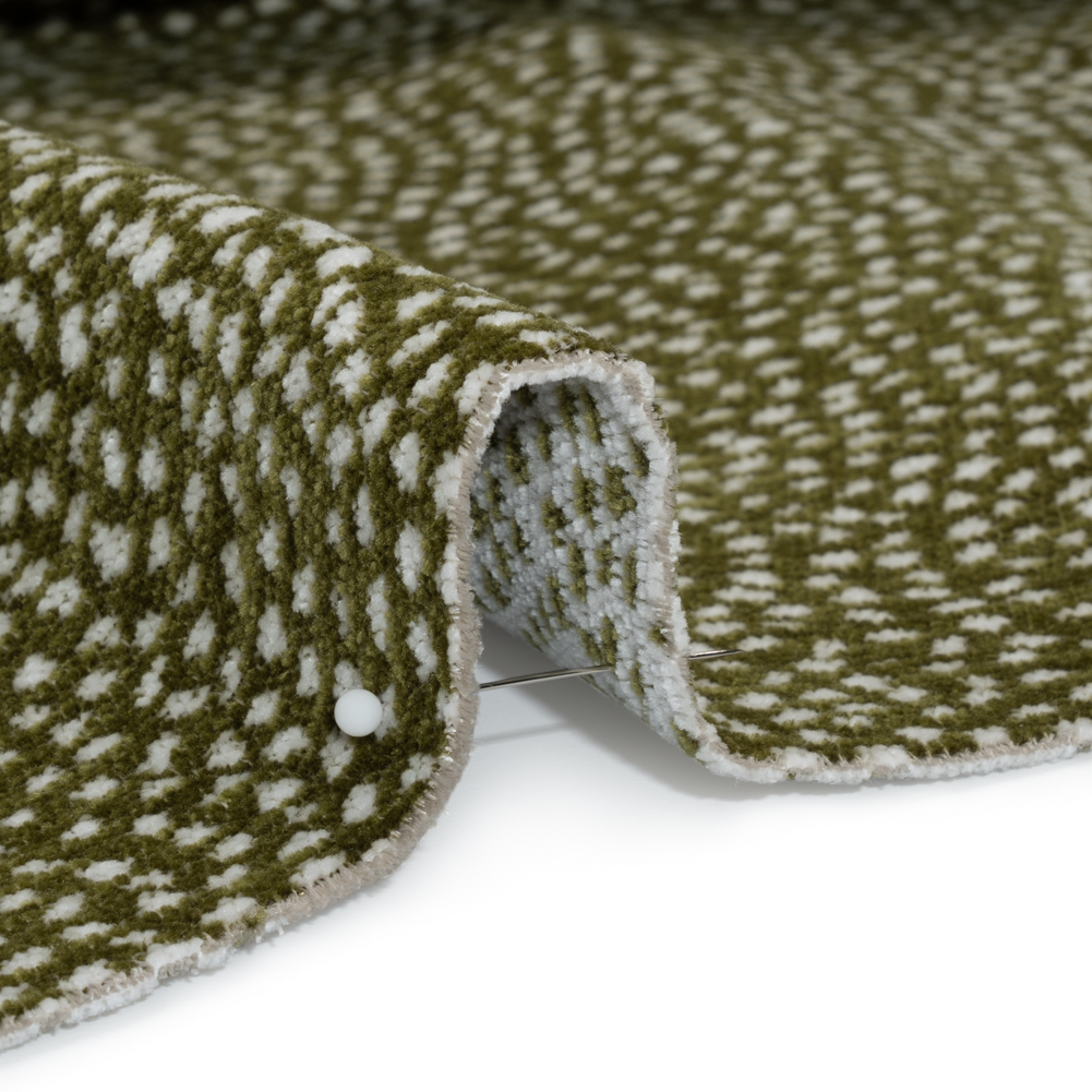 Upholstery Chenille – Dirty Martini Spotted – Remus Collection Upholstery Chenille – Dirty Martini Spotted – Remus Collection