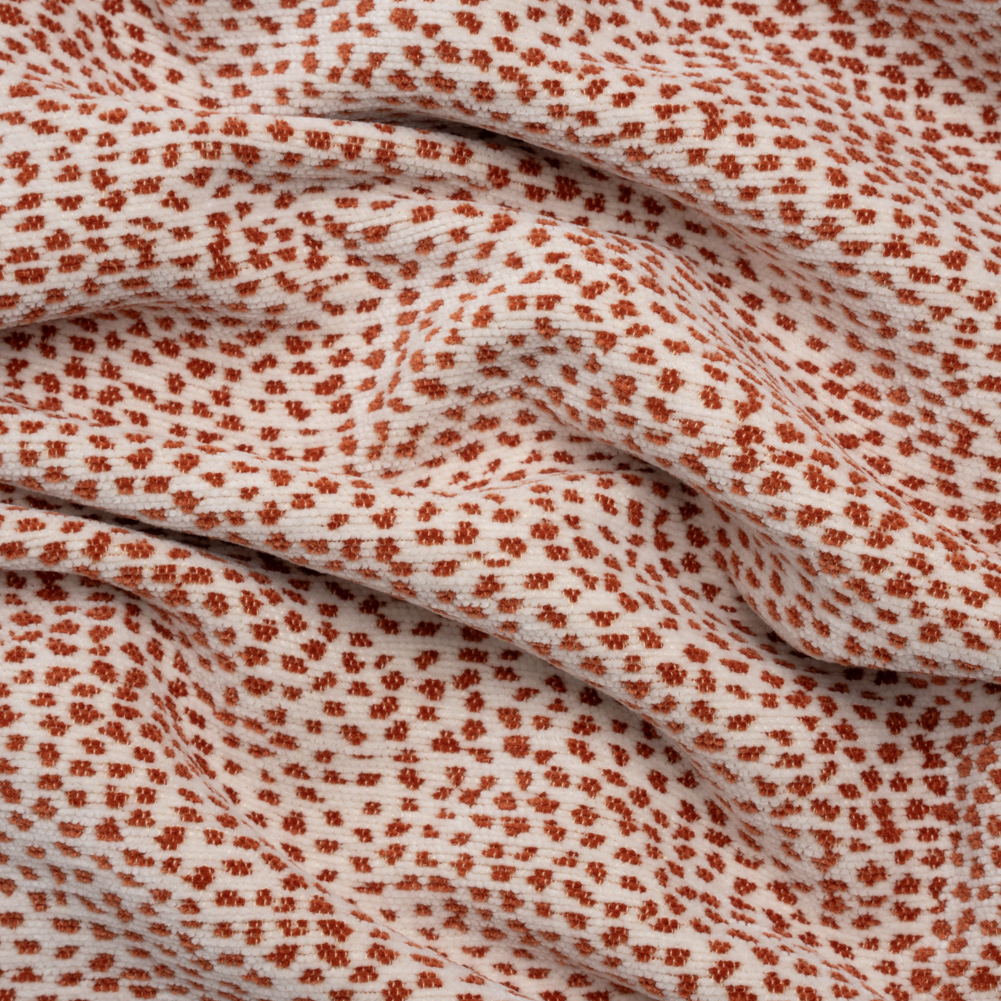 Upholstery Chenille – Fire Spotted – Remus Collection Upholstery Chenille – Fire Spotted – Remus Collection