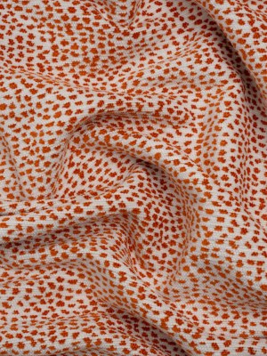 Upholstery Chenille – Orange Spotted – Remus Collection Upholstery Chenille – Orange Spotted – Remus Collection
