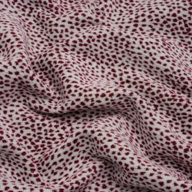 Upholstery Chenille – Raspberry Spotted – Remus Collection Upholstery Chenille – Raspberry Spotted – Remus Collection