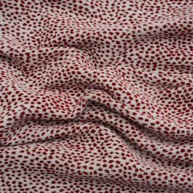 Upholstery Chenille – Ruby Spotted – Remus Collection Upholstery Chenille – Ruby Spotted – Remus Collection