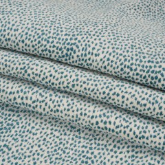 Upholstery Chenille – Teal Spotted – Remus Collection Upholstery Chenille – Teal Spotted – Remus Collection