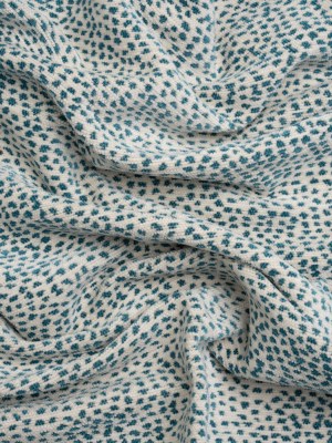Upholstery Chenille – Teal Spotted – Remus Collection Upholstery Chenille – Teal Spotted – Remus Collection