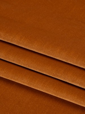 Low Pile Upholstery Velvet – Tangerine – Somerset Collection Low Pile Upholstery Velvet – Tangerine – Somerset Collection