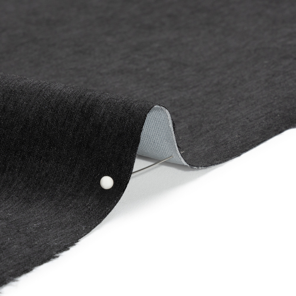 Brushed Upholstery Woven, Stain Repellent – Heathered Black – Kirkley Collection Brushed Upholstery Woven, Stain Repellent – Heathered Black – Kirkley Collection