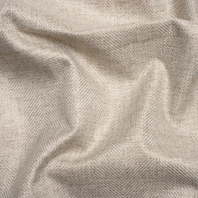 Blackout Polyester Drapery Twill – Heathered Linen Herringbone Stripes – Tillery Collection Blackout Polyester Drapery Twill – Heathered Linen Herringbone Stripes – Tillery Collection