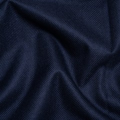 Blackout Polyester Drapery Twill – Heathered Navy Herringbone Stripes – Tillery Collection Blackout Polyester Drapery Twill – Heathered Navy Herringbone Stripes – Tillery Collection