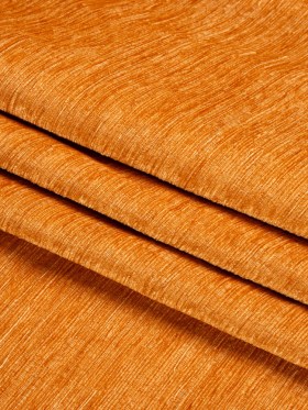 Luxe Home Decor Chenille 110″ – Carrot Striated – Mayberry Collection Luxe Home Decor Chenille 110″ – Carrot Striated – Mayberry Collection