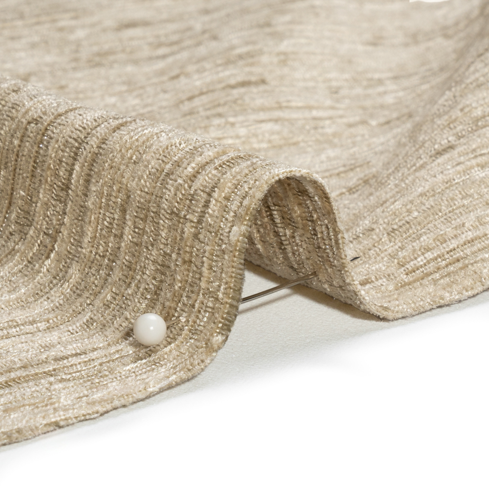 Luxe Home Decor Chenille 110″ – Oyster Striated – Mayberry Collection Luxe Home Decor Chenille 110″ – Oyster Striated – Mayberry Collection