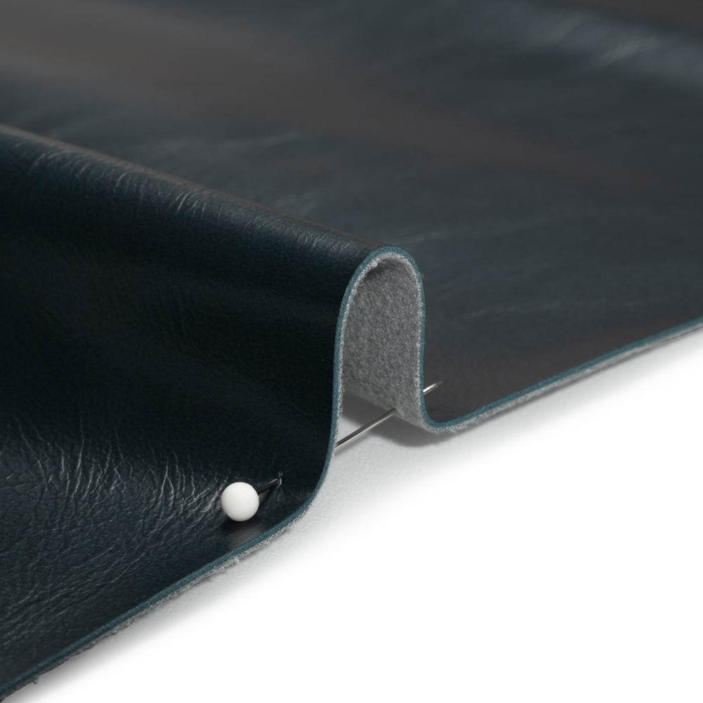 Upholstery Faux Leather with Brushed Fabric Backing – Blueberry – Alida Collection Upholstery Faux Leather with Brushed Fabric Backing – Blueberry – Alida Collection